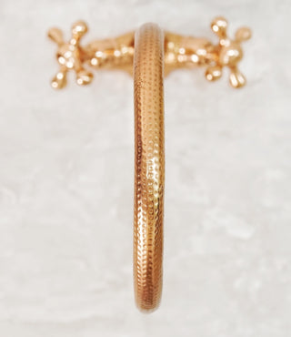 Handmade Hammered Copper Gooseneck Faucet: Moroccan Vintage Style