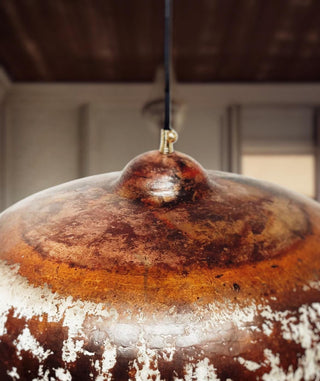 Handcrafted Copper Pendant Light: Farmhouse Kitchen Island Lighting