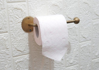 Oil Rubbed Bronze Toilet Paper Holder: Solid Brass Wall Mount