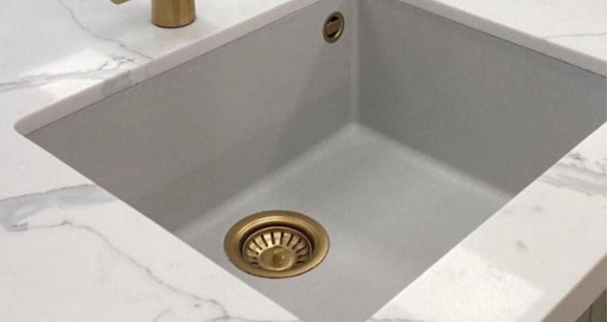 Handmade Unlacquered Brass Kitchen Sink Strainer Basket