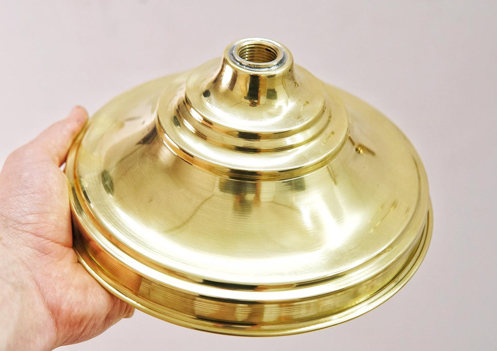 Handcrafted Unlacquered Solid Copper Shower Head, Rainfall High Pressure