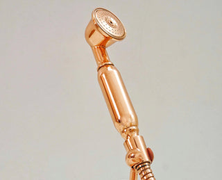 Unlacquered Brass Handheld Shower Head