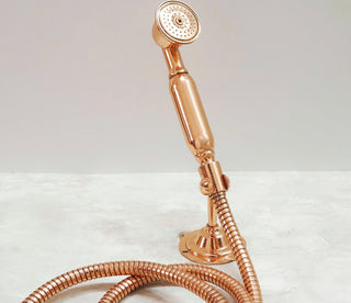 Unlacquered Brass Handheld Shower Head